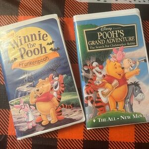 Winnie the Pooh: Frankenpooh VHS and Poohs Grand Adventures